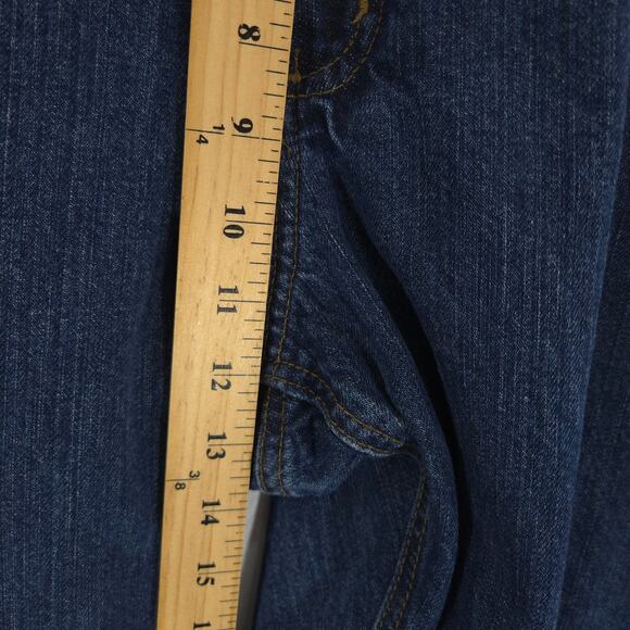 Carhartt Jeans Womens 40X32 Blue Straight American Workwear Medium Wash Denim - Picture 10 of 12
